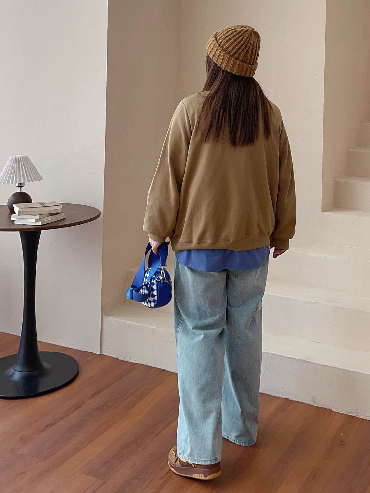 Star & Heart Patch Wide-Leg Denim Jeans ๐โค๏ธ๐