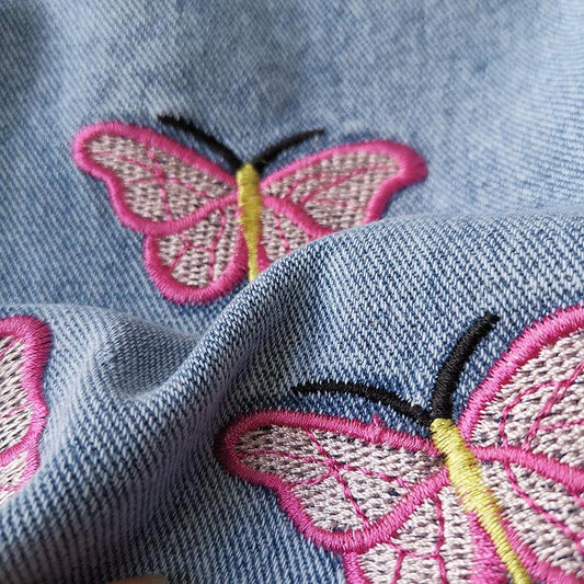 Butterfly Denim Shortsπ¦