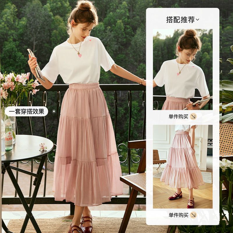 Sweet pink Heart Embroidered T-Shirt