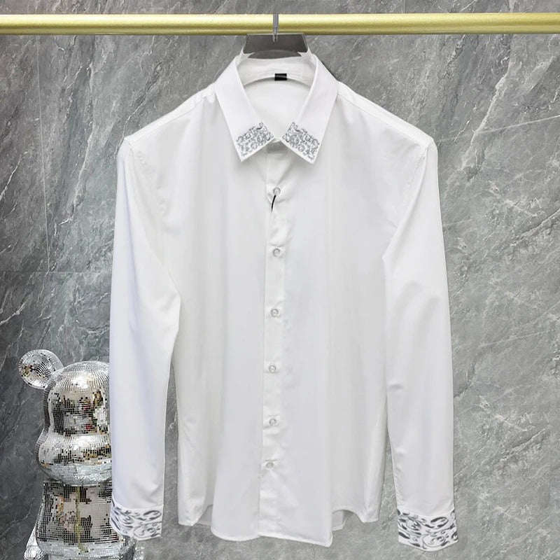 Midnight Gold Statement Shirt
