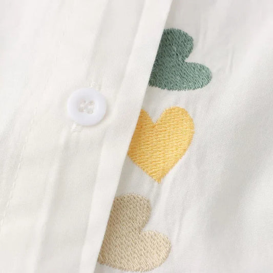 Colorful Heart Embroidery – Soft & Stylish