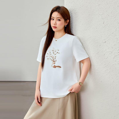 Tree embroidered T-Shirts 🌳