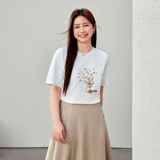 Tree embroidered T-Shirts 🌳