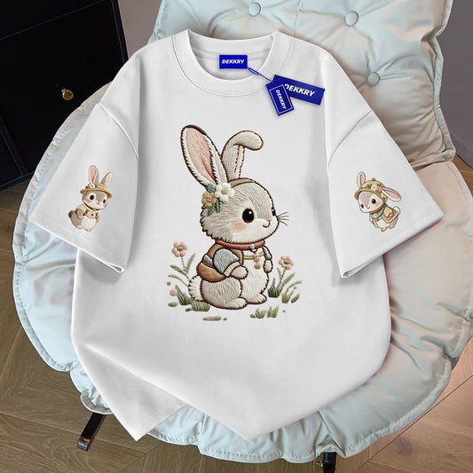 DEKKRY Embroidered Oversized T-Shirt